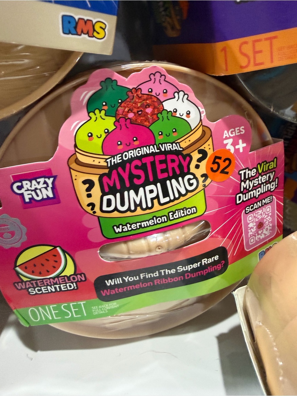 1 NIP Mystery Dumpling - Watermelon Edition (Pink/Green)